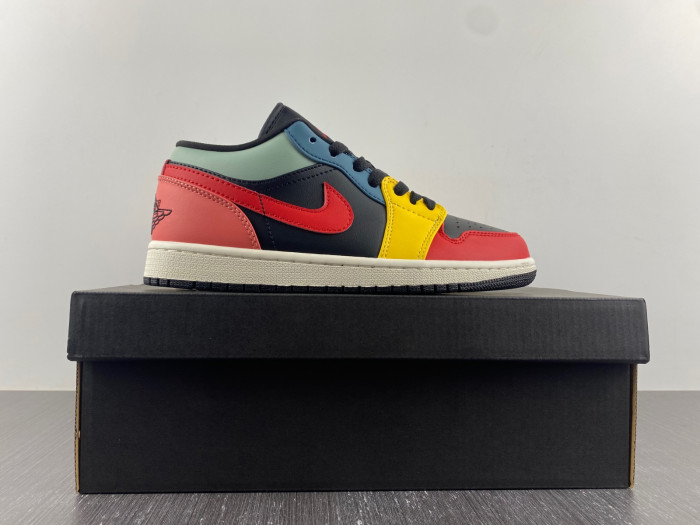 AIR JORDAN 1 LOW “BLACK MULTI” DN3739-060