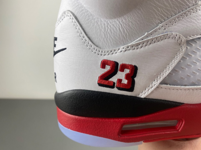 Air Jordan 5 “Fire Red Black Tongue” HQ7978-101