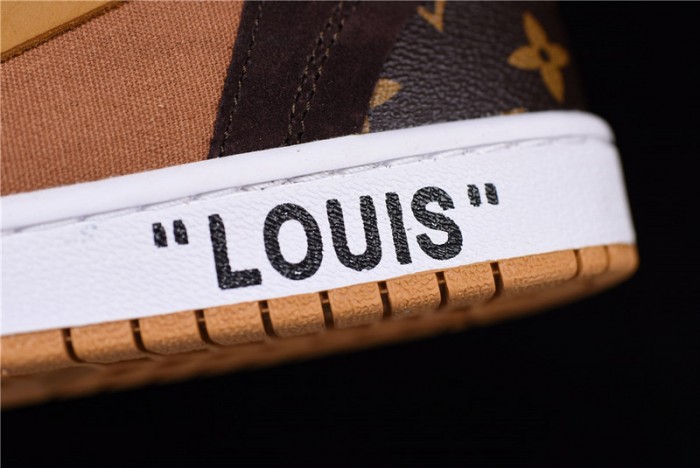 l**is V*t*n x ow x air jordan 1 customs mens aq0818-202
