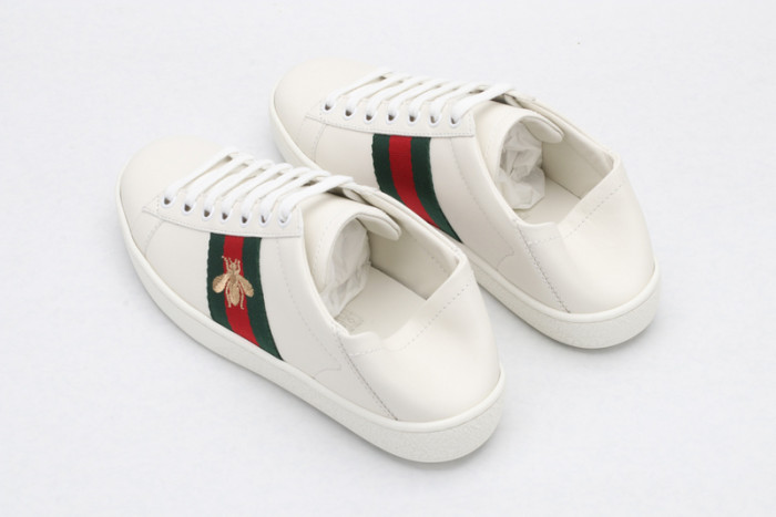 GC Ace Embroidered Low-Top Sneaker white with bee