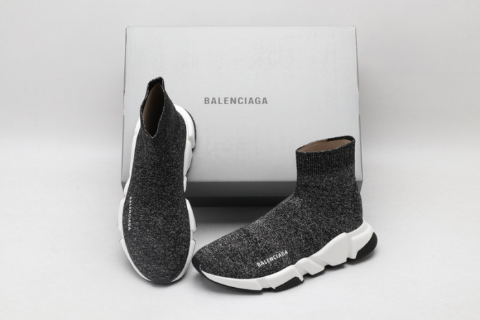 BL Stretch Mesh High Top Sneaker Grey 458653