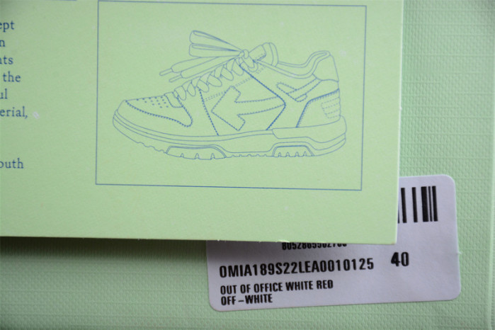 OW OUT OF OFFICE LOW-TOP SNEAKERS OW-70