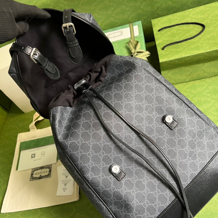 G*u*i medium backpack with interlocking g 696013