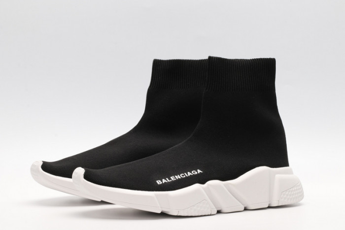 BL Stretch Mesh High Top Sneaker Black White