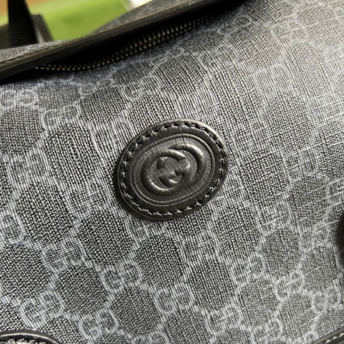 G*u*i medium backpack with interlocking g 696013
