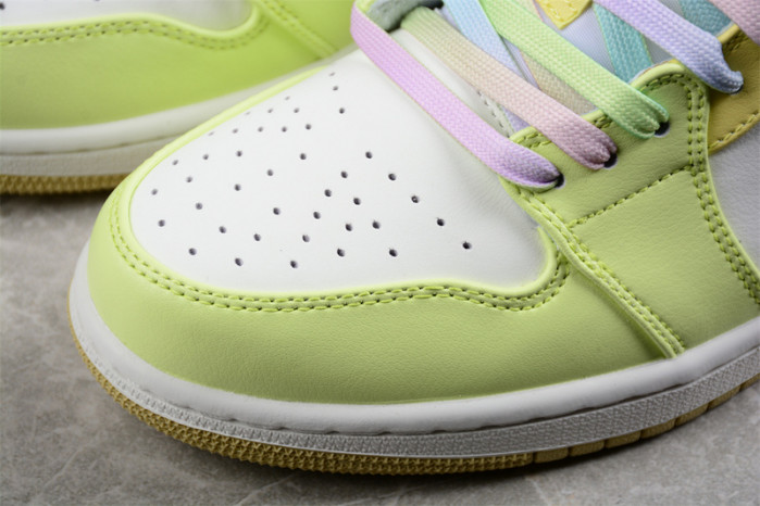 Air Jordan 1 Low Sail White Oil Green FD9906-131