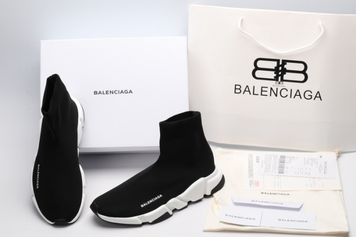 BL Stretch Mesh High Top Sneaker Black White 454485 W05G0